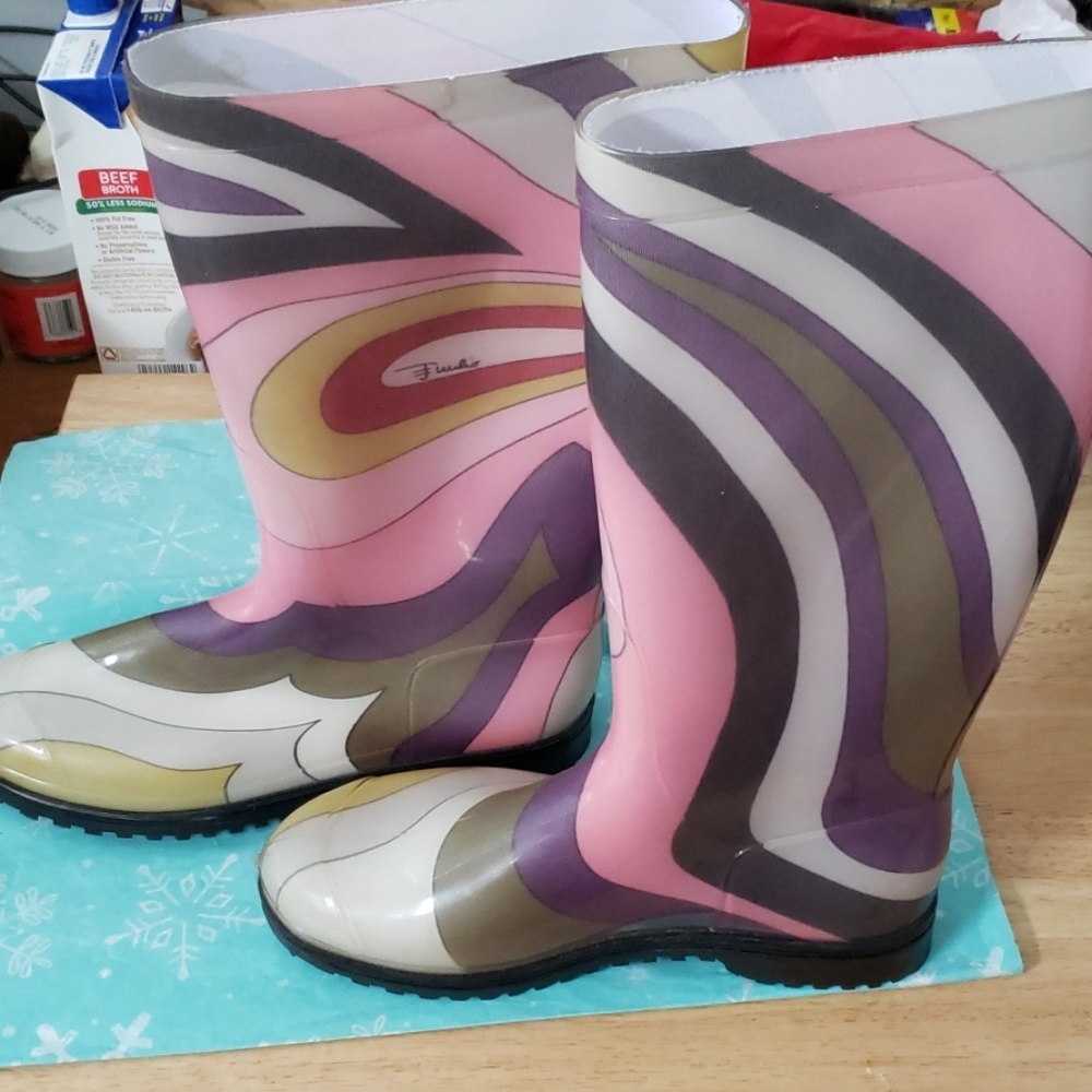 Pucci rain boots